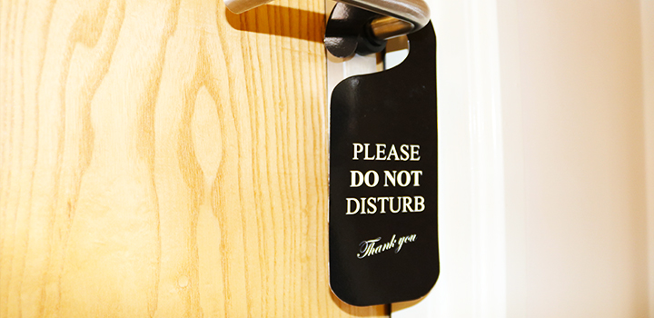WCC Do not disturb door sign